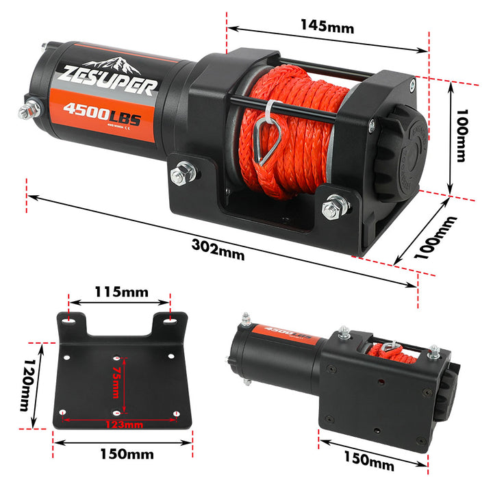 synthetic-rope-boat-winch-atv-winch-utv-winch-4wd