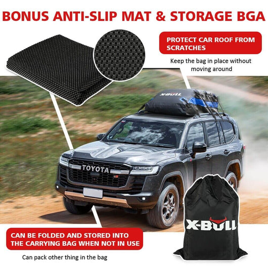 X-BULL Waterproof Car Roof Top Rack Carrier ravel Cargo Luggage Cube Bag Travel 425L / 595LL