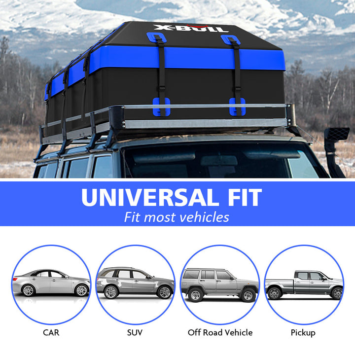 X-BULL Waterproof Car Roof Top Rack Carrier ravel Cargo Luggage Cube Bag Travel 425L / 595LL