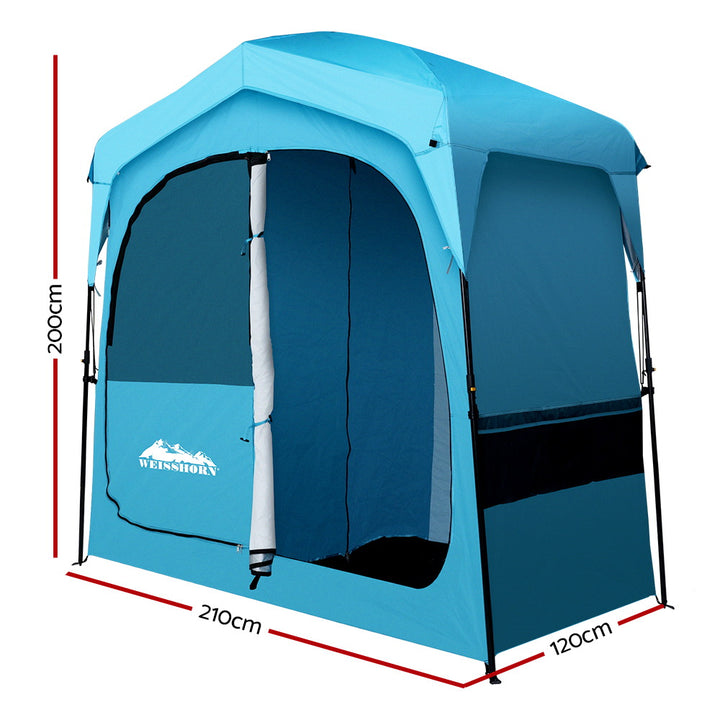 Weisshorn Camping Shower&Toilet Pop Up Tent 2-3 Preson/Single