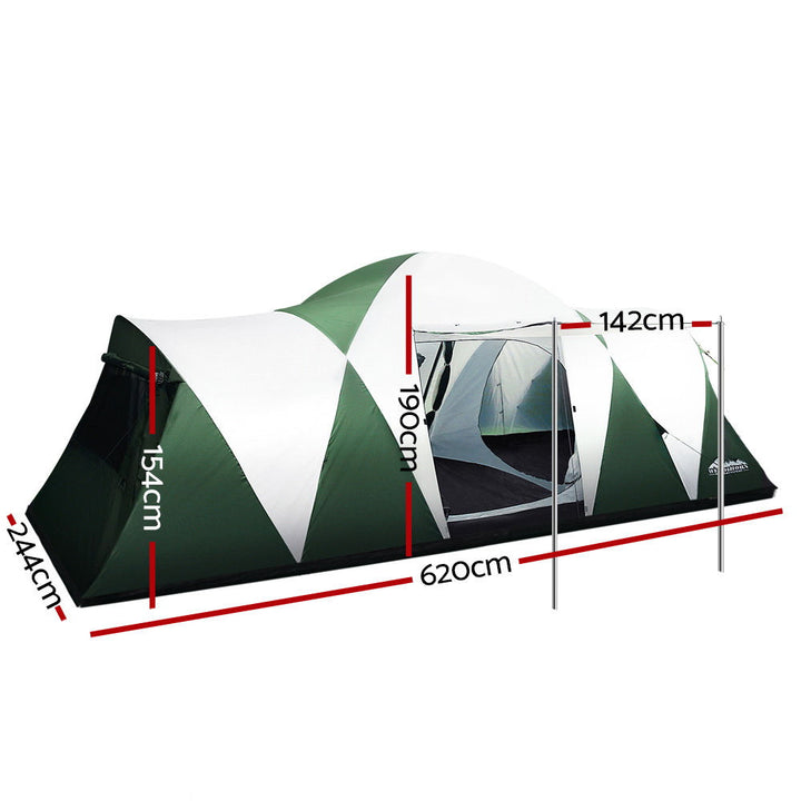 Weisshorn Family Tent 4-12 Person Pop Up Camping Dome Tent