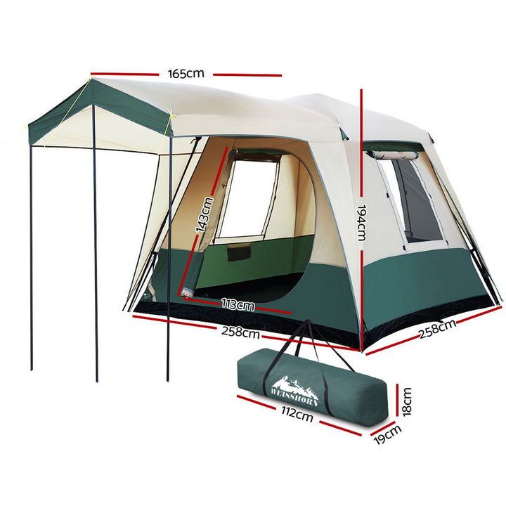 Weisshorn Family Tent 4-12 Person Pop Up Camping Dome Tent