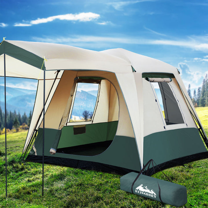 Weisshorn Family Tent 4-12 Person Pop Up Camping Dome Tent