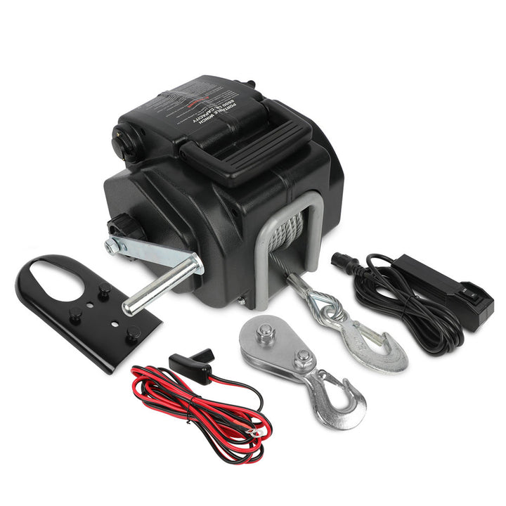 X-BULL 12V Electric Boat Winch Trailer 6500LBS/3000KG 10.5M Steel Cable