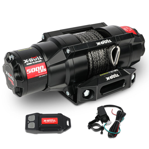 x-bull-electric-winch-5000lbs-12v-15.2m-synthetic-rope-wireless-atv-utv-4wd-boat