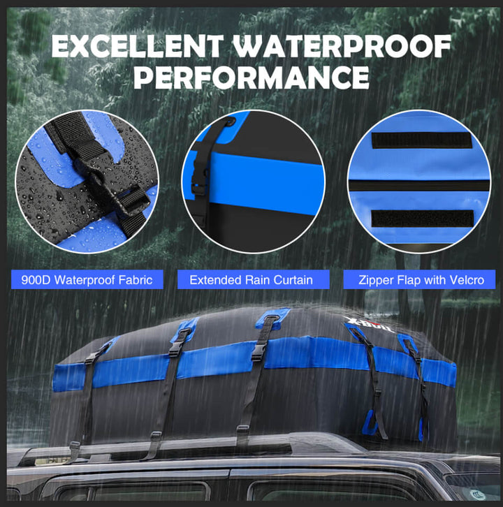 X-BULL Waterproof Car Roof Top Rack Carrier ravel Cargo Luggage Cube Bag Travel 425L / 595LL