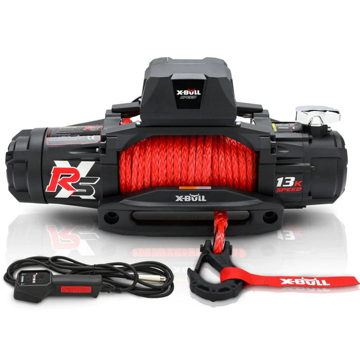 X-BULL Electric Winch 13000LBS/5896kg Synthetic Rope Wireless