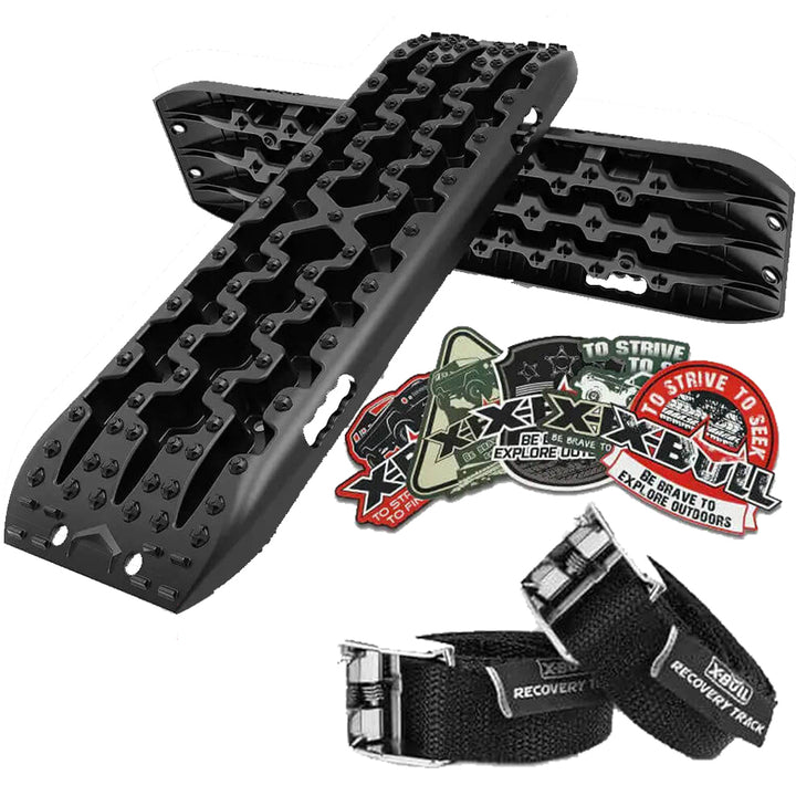 X-BULL KIT1 Recovery tracks GEN3.0 Boards Sand 10T 4WD trucks Snow tracks--Black