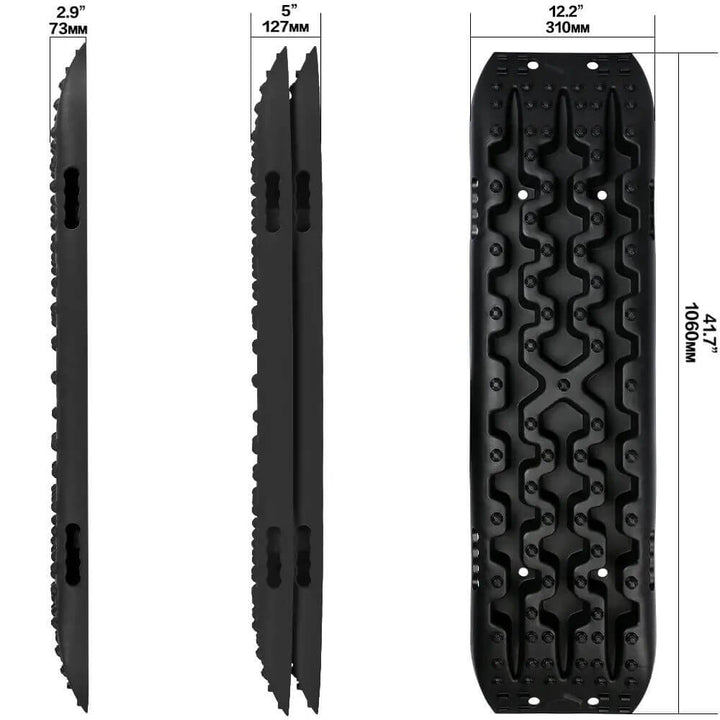 X-BULL KIT1 Recovery tracks GEN3.0 Boards Sand 10T 4WD trucks Snow tracks--Black