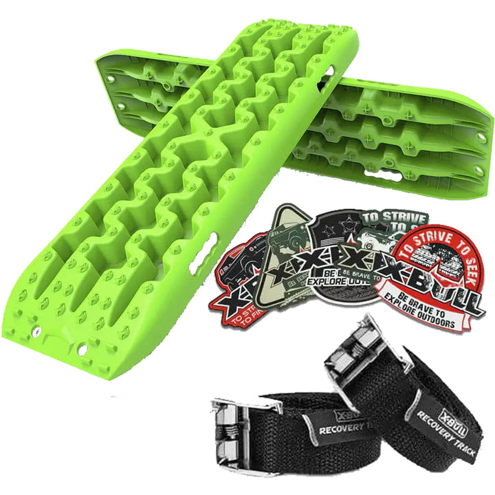 X-BULL KIT1 Recovery tracks GEN3.0 Boards Sand 10T 4WD trucks Snow tracks--Green