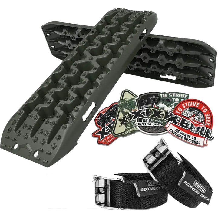 X-BULL KIT1 Recovery tracks GEN3.0 Boards Sand 10T 4WD trucks Snow tracks--Olive