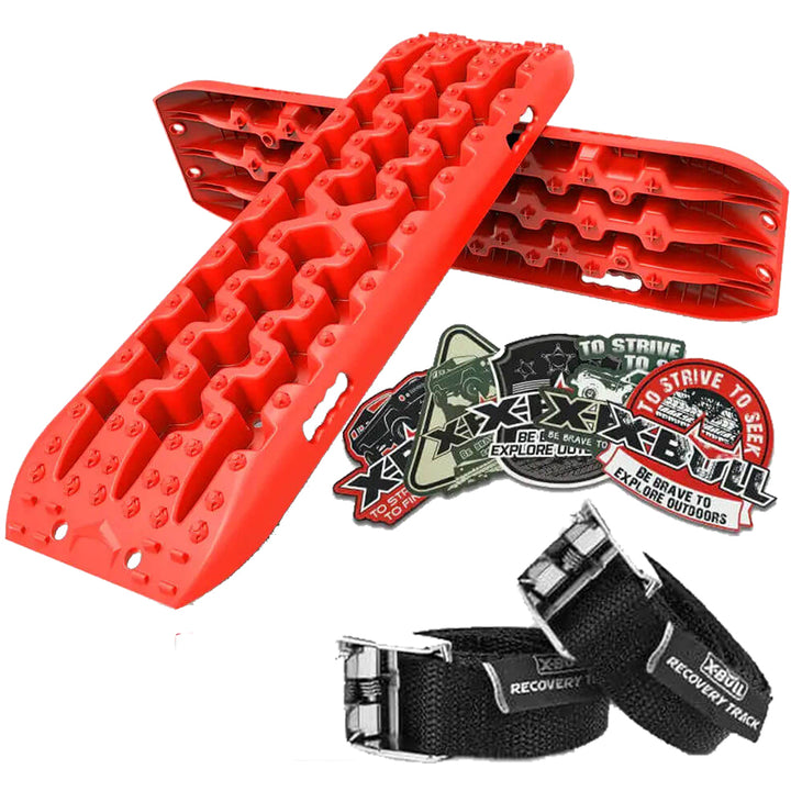 X-BULL KIT1 Recovery tracks GEN3.0 Boards Sand 10T 4WD trucks Snow tracks--Red