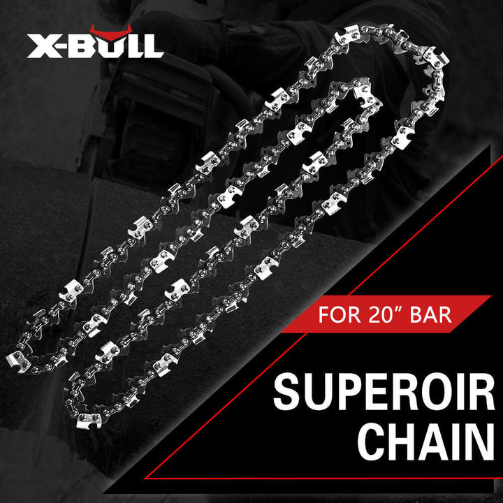 X-BULL Petrol Chainsaw 20" Bar and Steel Chain Combo