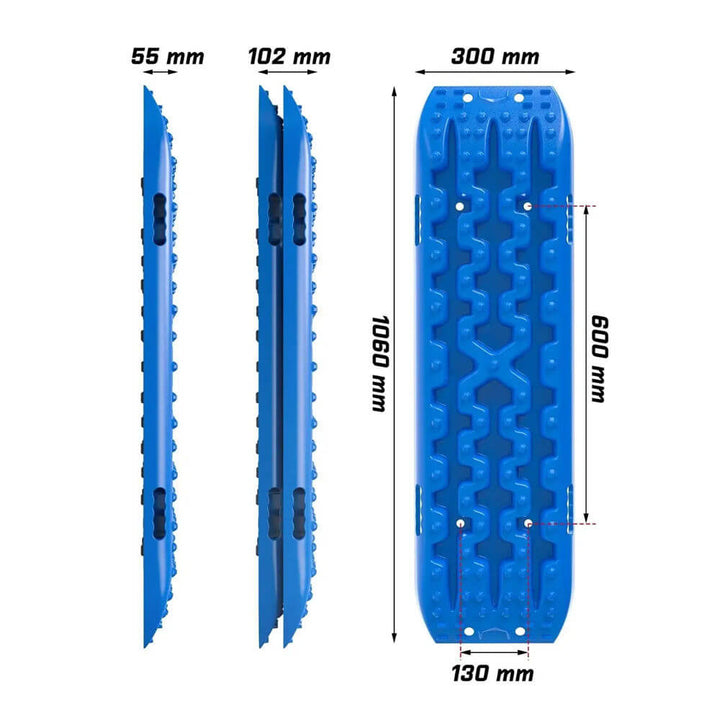 X-BULL Recovery Tracks Gen 3.0 Sand Track Mud Snow 10T 2 Pairs 4PC 4WD 4X4