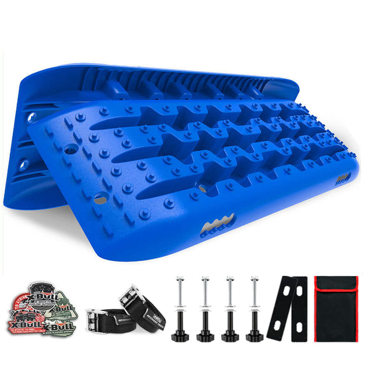 X-BULL Recovery tracks Gen 2.0 Sand Trucks Offroad With 4PCS Mounting Pins 4WD - blue