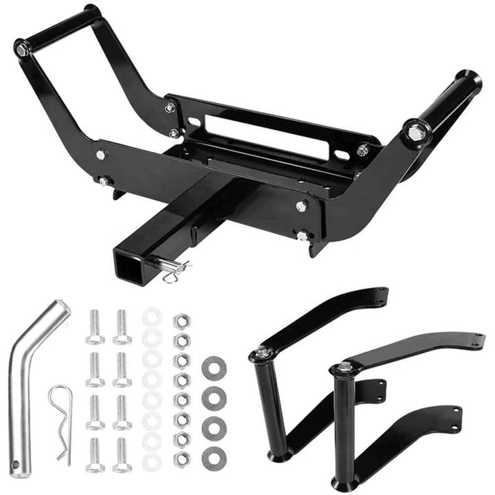 X-BULL Winch Mounting Plate Cradle 8000-14500 Bar Bracket Mount 4WD Bull Truck Trailer