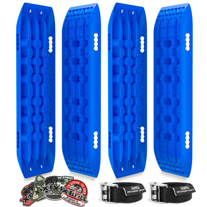 X-BULL Recovery Tracks Gen 2.0 Sand Track 2 Pairs Sand / Snow / Mud 10T 4WD-Blue